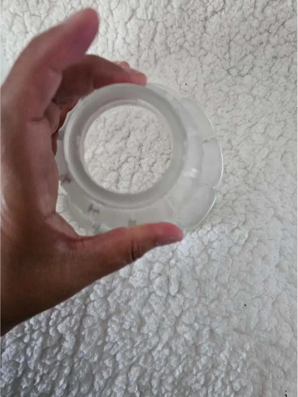 (2pc) Vintage Fluted Frosted Glass Tulip Light Fixture Globe 5.5